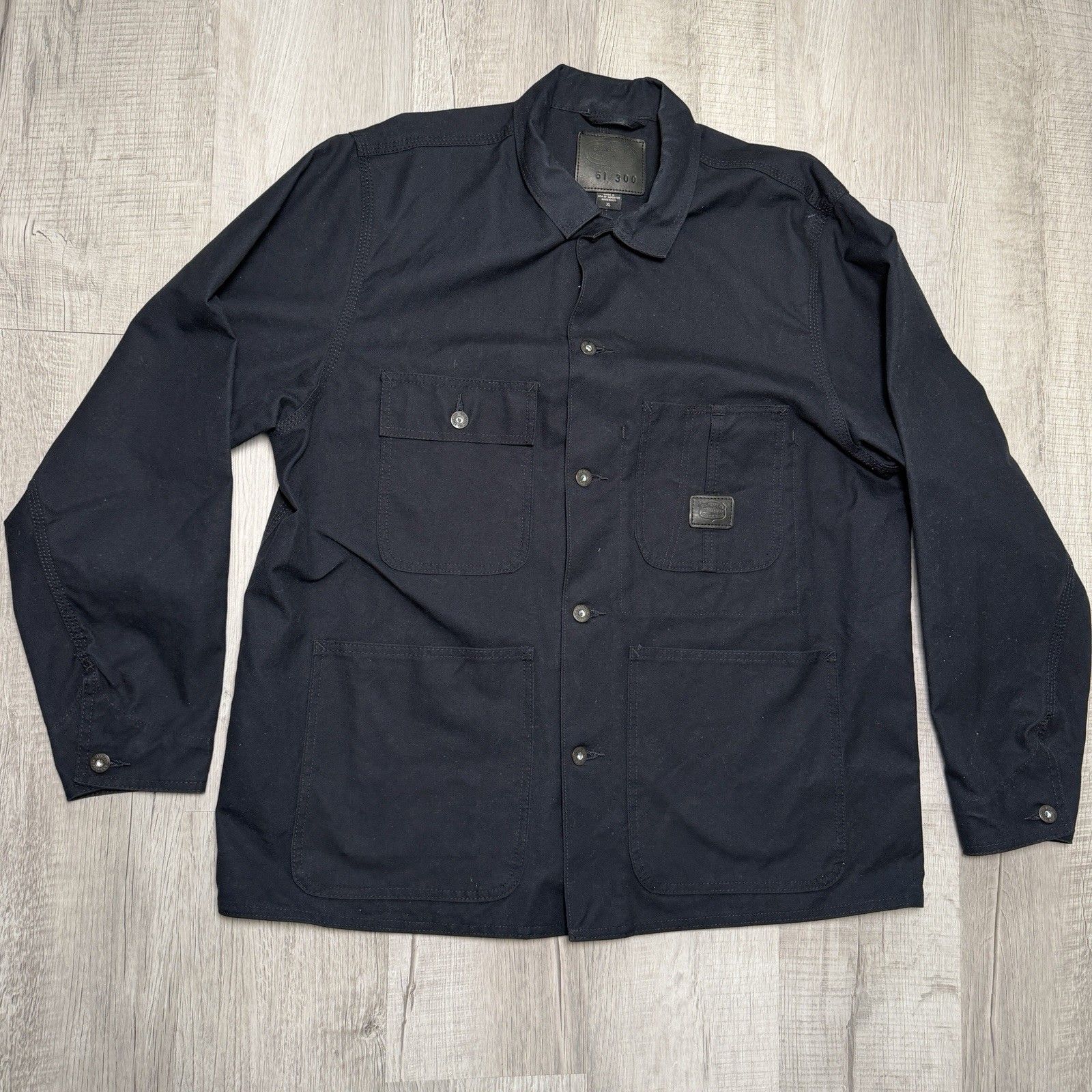 Cc Filson Workshop Chore Jacket Mens Size Xl Navy Heavy Cotton Canvas Numbered